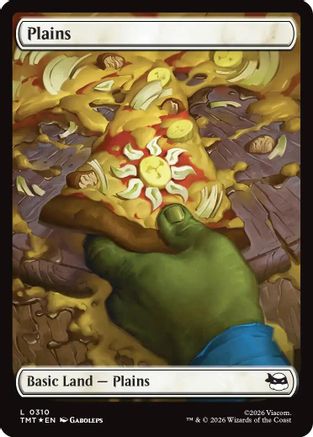 Plains (0310) (Surge Foil)  [Teenage Mutant Ninja Turtles] Foil