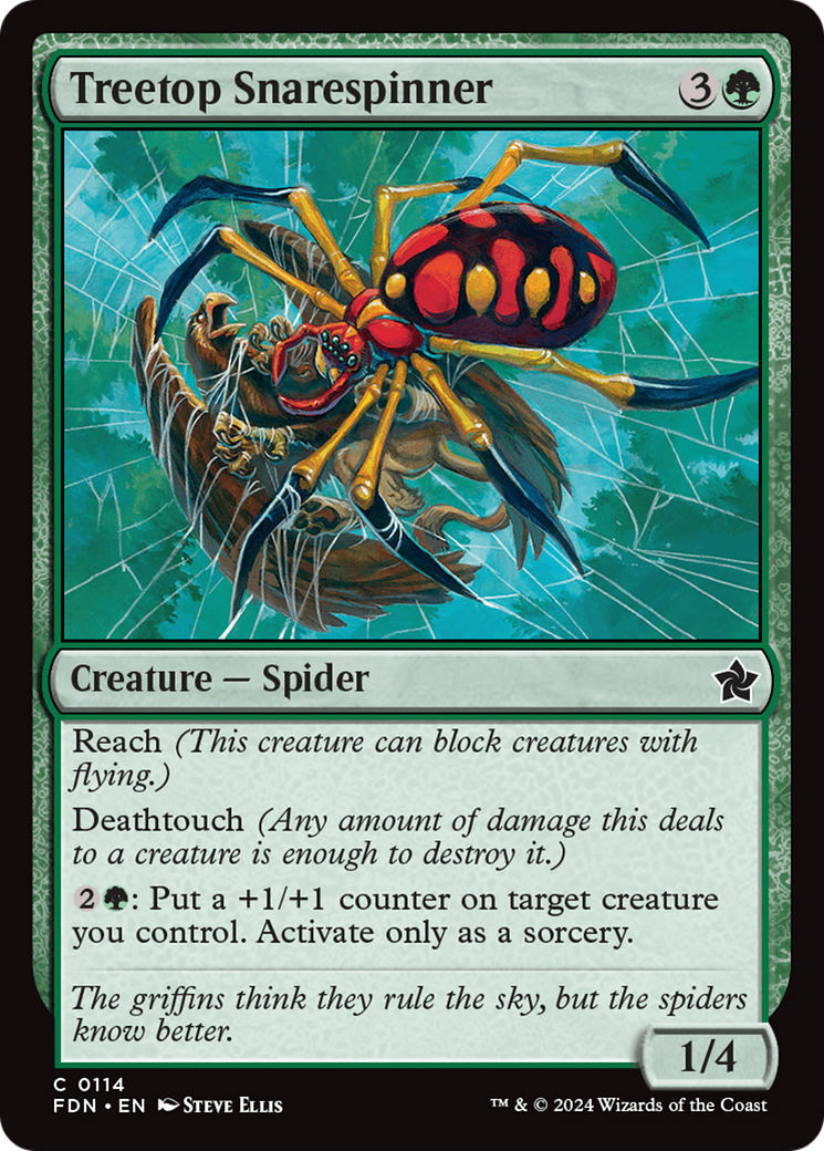 Treetop Snarespinner [Foundations] Foil