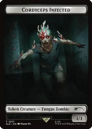 Cordyceps Infected Token (2201)  [Secret Lair Drop Series]