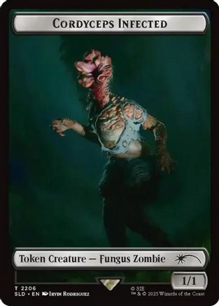 Cordyceps Infected Token (2206)  [Secret Lair Drop Series]