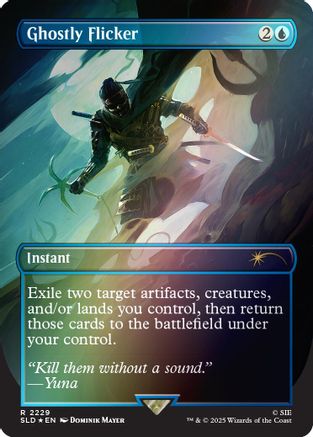 Ghostly Flicker (Rainbow Foil)  [Secret Lair Drop Series] Foil