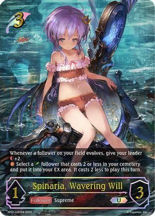 Spinaria, Wavering Will (U)
