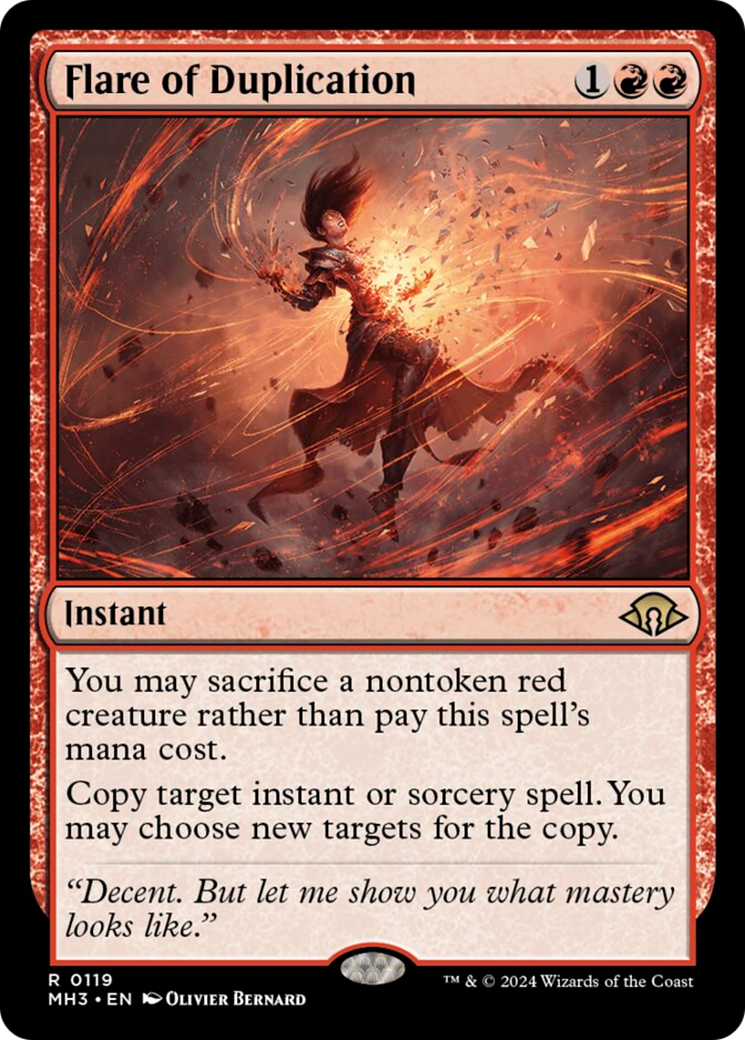 Flare of Duplication [Modern Horizons 3] Foil
