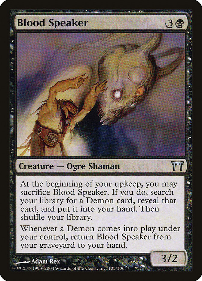 Blood Speaker [Champions of Kamigawa] Foil
