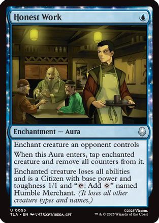 Honest Work  [Avatar: The Last Airbender] Foil