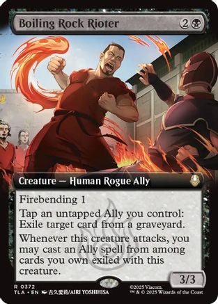 Boiling Rock Rioter (Extended Art)  [Avatar: The Last Airbender] Foil