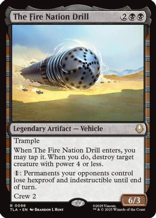 The Fire Nation Drill  [Avatar: The Last Airbender] Foil