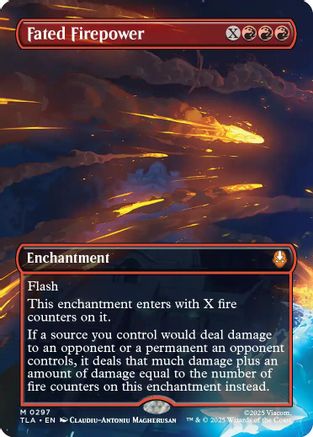 Fated Firepower (Borderless)  [Avatar: The Last Airbender] Foil