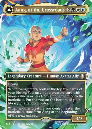 Aang, at the Crossroads (Borderless)  [Avatar: The Last Airbender] Foil