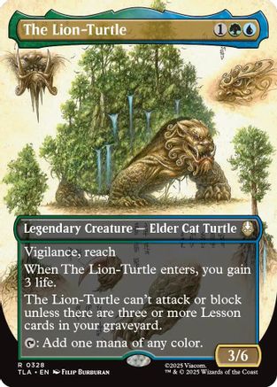 The Lion-Turtle (Borderless)  [Avatar: The Last Airbender]