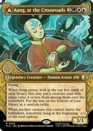 Aang, at the Crossroads (Showcase)  [Avatar: The Last Airbender] Foil