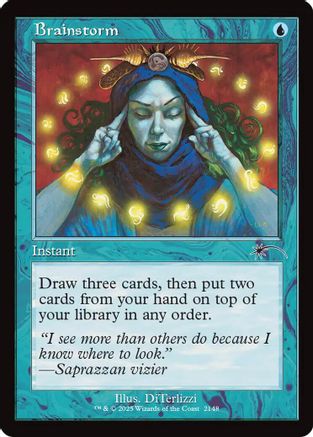 Brainstorm (2148) (Retro Frame)  [Secret Lair Drop Series]