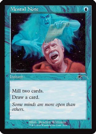 Mental Note (Retro Frame)  [Secret Lair Drop Series]