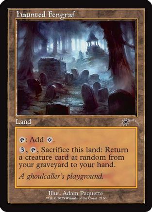 Haunted Fengraf (Retro Frame)  [Secret Lair Drop Series]