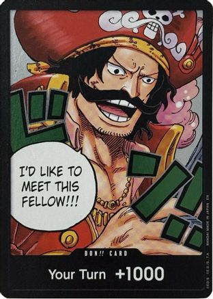 DON!! Card (Gol.D.Roger) - [Carrying On His Will] Foil