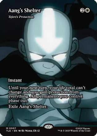 Aang's Shelter - Teferi's Protection (Borderless)  [Avatar: The Last Airbender: Eternal-Legal]