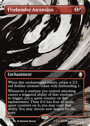Firebender Ascension (Borderless)  [Avatar: The Last Airbender] Foil