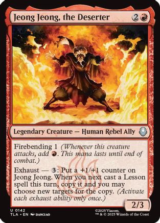 Jeong Jeong, the Deserter  [Avatar: The Last Airbender] Foil