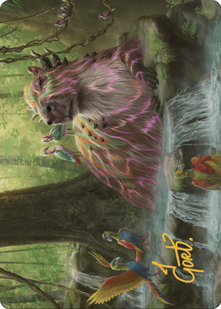 Basking Capybara // Basking Capybara  [The Lost Caverns of Ixalan Art Series] (Borderless) Foil