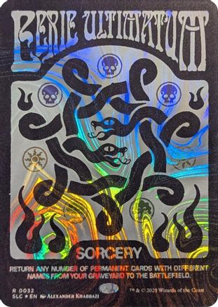 Eerie Ultimatum (Halo Foil)  [Secret Lair Countdown Kit] Foil
