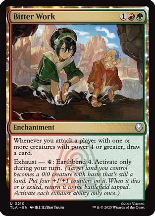 Bitter Work  [Avatar: The Last Airbender] Foil