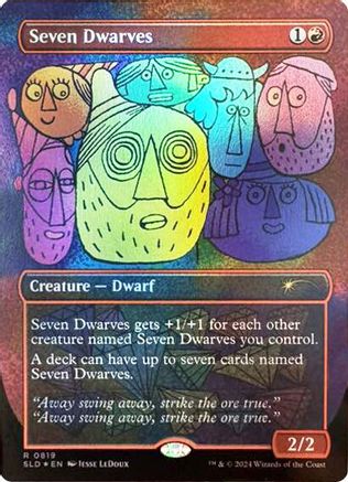 Seven Dwarves (0819)  [Secret Lair Drop Series] Foil