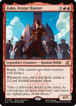 Zuko, Avatar Hunter (0287)  [Avatar: The Last Airbender: Eternal-Legal]