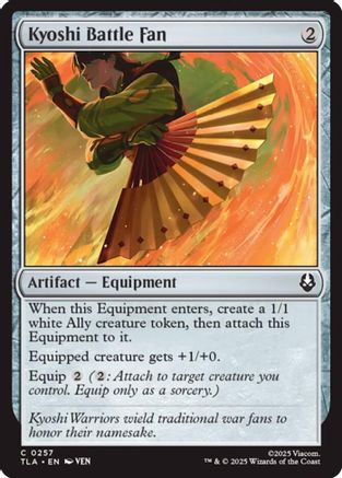 Kyoshi Battle Fan  [Avatar: The Last Airbender]
