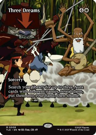 Three Dreams (Borderless)  [Avatar: The Last Airbender: Eternal-Legal] Foil
