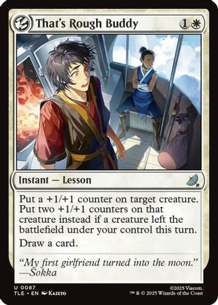That's Rough Buddy  [Avatar: The Last Airbender: Eternal-Legal] Foil