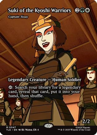 Suki of the Kyoshi Warriors - Captain Sisay (Borderless)  [Avatar: The Last Airbender: Eternal-Legal] Foil