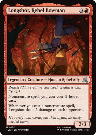 Longshot, Rebel Bowman  [Avatar: The Last Airbender: Eternal-Legal]
