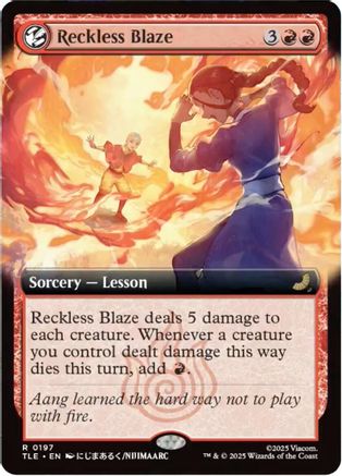 Reckless Blaze (Extended Art)  [Avatar: The Last Airbender: Eternal-Legal] Foil