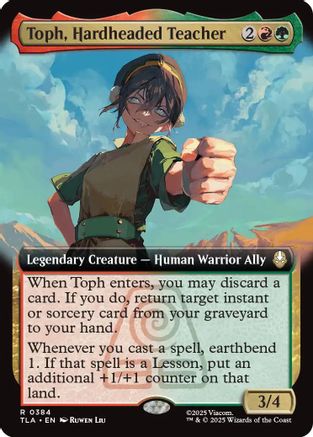 Toph, Hardheaded Teacher (Extended Art)  [Avatar: The Last Airbender] Foil
