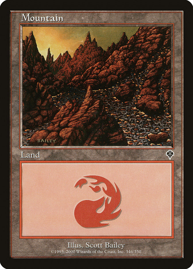 Mountain (346) [Invasion] Foil