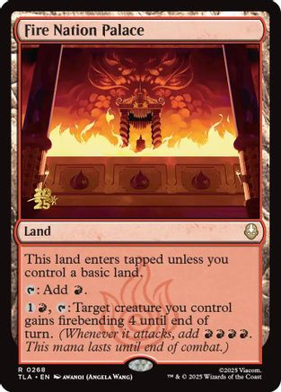Fire Nation Palace  [Prerelease Cards] Foil