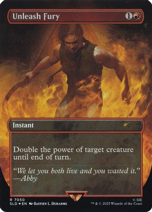 Unleash Fury (Rainbow Foil)  [Secret Lair Drop Series] Foil
