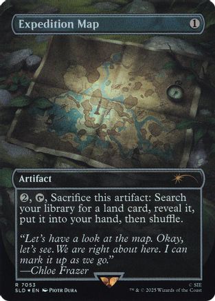 Expedition Map (Rainbow Foil)  [Secret Lair Drop Series] Foil