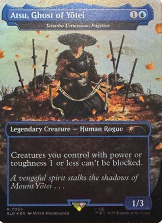 Atsu, Ghost of Yotei - Tetsuko Umezawa, Fugitive (Rainbow Foil)  [Secret Lair Drop Series] Foil