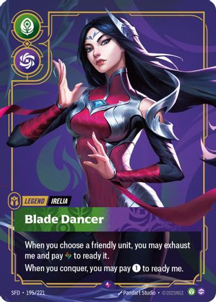 Irelia - Blade Dancer (195/221) - Riftbound - [Spiritforged] Foil