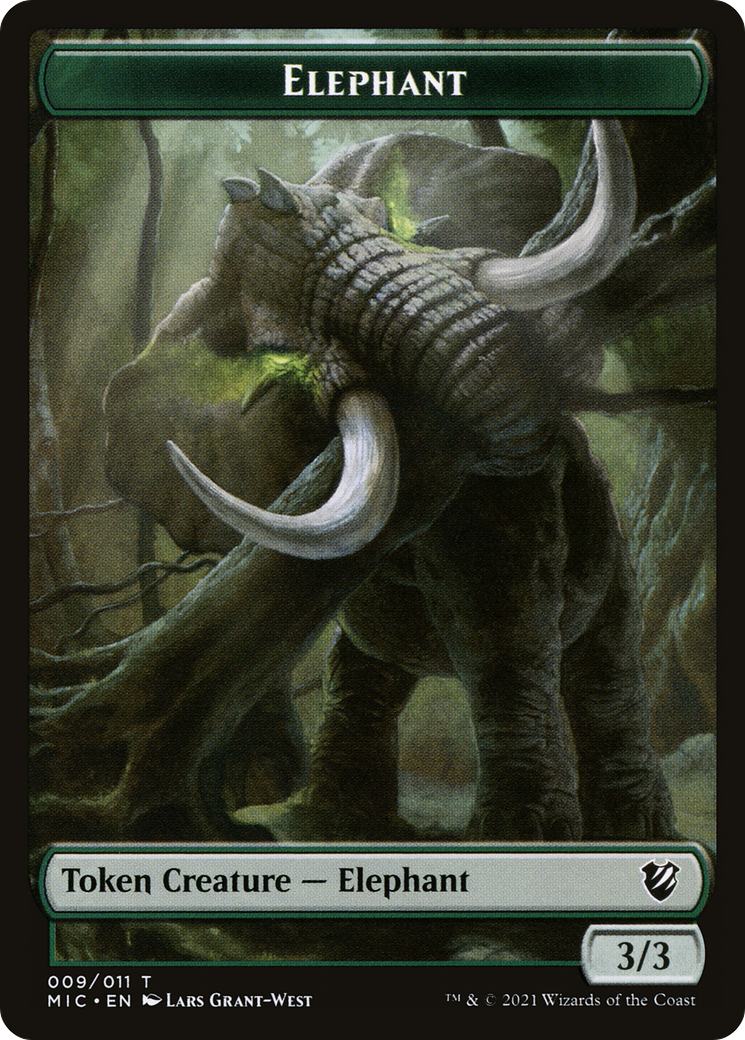 Elephant  [Midnight Hunt Commander Tokens]