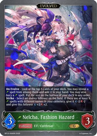 Nelcha, Fashion Hazard (Evolved)