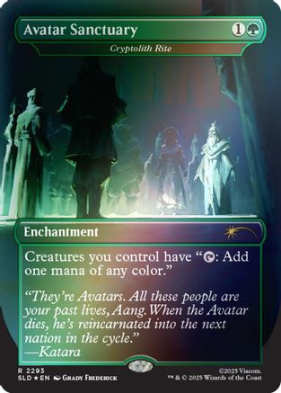Avatar Sanctuary - Cryptolith Rite (Rainbow Foil)  [Secret Lair Drop Series] Foil