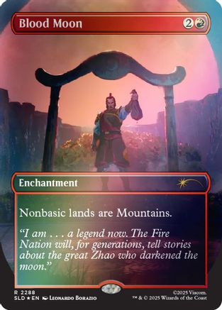 Blood Moon (Rainbow Foil)  [Secret Lair Drop Series] Foil