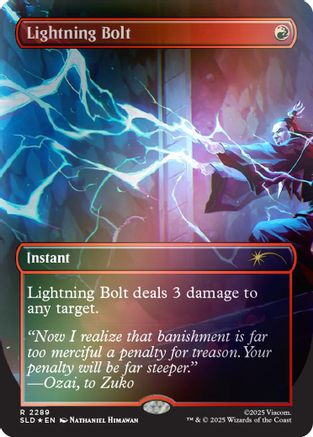 Lightning Bolt (2289) (Rainbow Foil)  [Secret Lair Drop Series] Foil