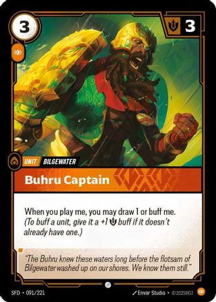 Buhru Captain (091/221) - Riftbound - [Spiritforged] Foil