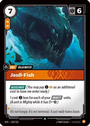 Jaull-Fish (103/221) - Riftbound - [Spiritforged] Foil