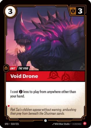 Void Drone (010/221) - Riftbound - [Spiritforged] Foil