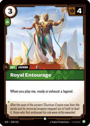 Royal Entourage (039/221) - Riftbound - [Spiritforged]