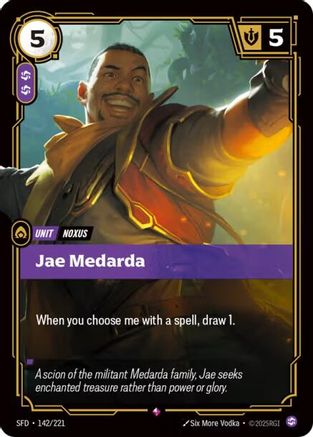 Jae Medarda (142/221) - Riftbound - [Spiritforged] Foil